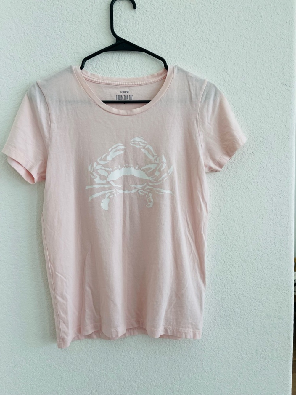 J. Crew Pale Pink Collector Tee